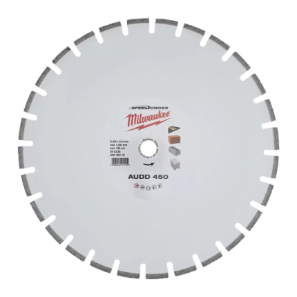 Диск алмазный сегментный Milwaukee AUDD 450 мм 4932492145
