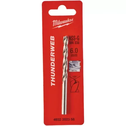 Сверло по металлу HSS-G (6.0 мм; 1 шт) Milwaukee 4932352358