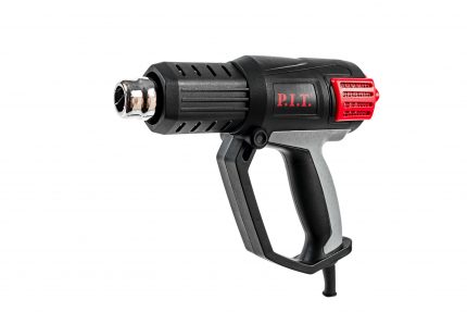 Фен строительный электрич. P.I.T. PHG2001-C (2000Вт, 50-650°С, 250-500л/мин, дисплей, керам.нагрев)