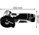 Bosch GWS 12V-76 + GAL 12V-40 0615990M2P